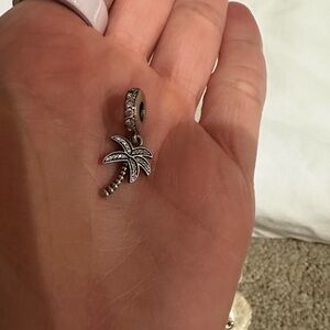 Pandora Silver Palm Tree Bracelet Charm